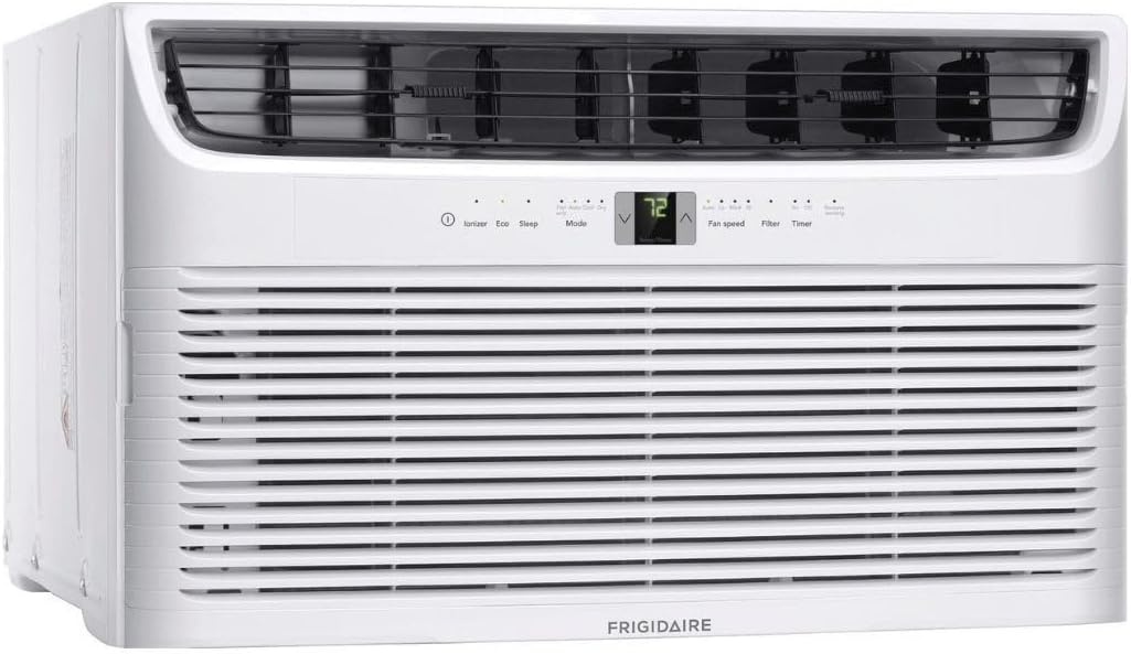 image:imageFrigidaire 12000 BTU Cooling BuiltIn Room Wall Air Conditioner with Air Ionizer Washable Filter and Remote Control White