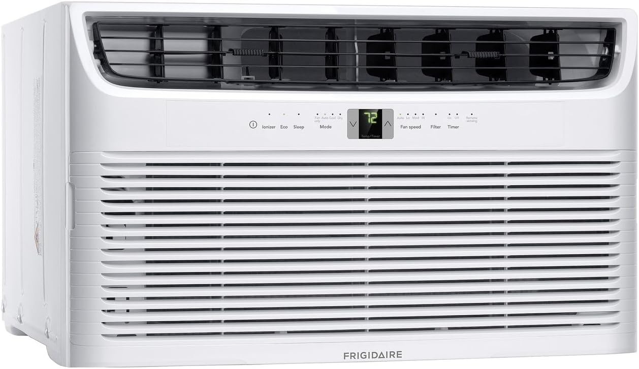 image:imageFrigidaire 230V 12000 BTU Wall Air Conditioner with Dehumidifier Fan amp Remote Control Quiet Energy Efficient Wall Mounted AC Unit for Home Cooling Cools Rooms Up To 550 Sq Ft