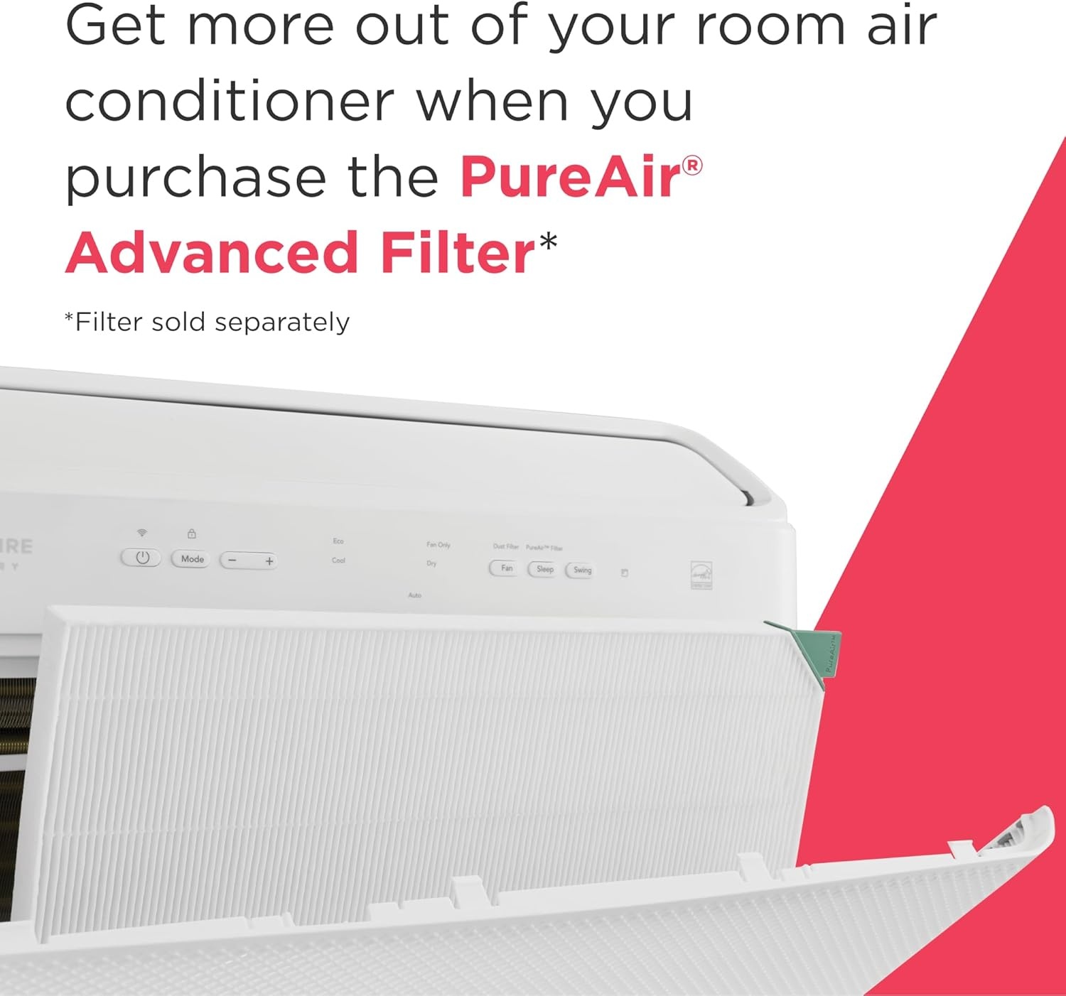 image:imageFrigidaire 24000 BTU Smart Inverter Window Air Conditioner with WiFi and Energy Star Certification Cools Up to 1020 Sq Ft Ultra Quiet Operation White