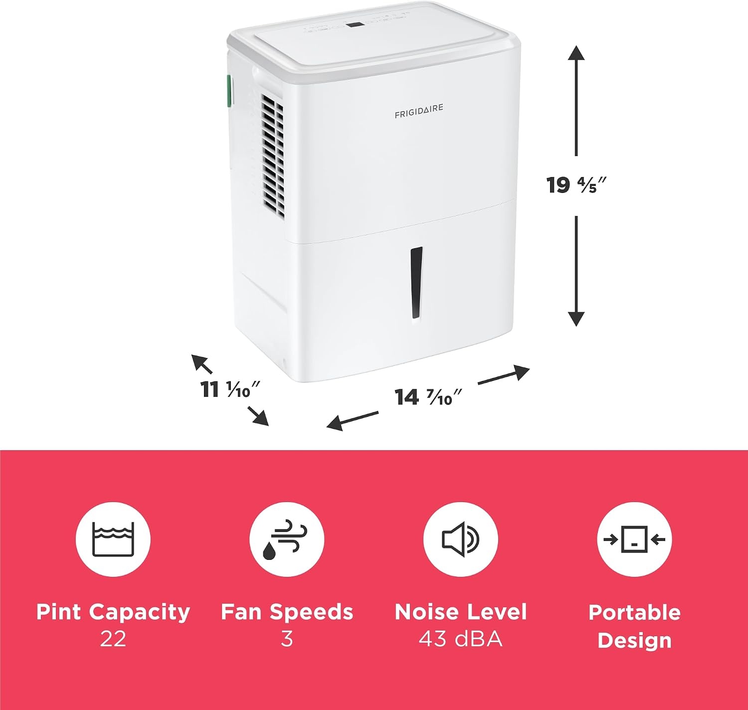 image:imageFrigidaire 35 Pint Dehumidifier22 Pint New 2025