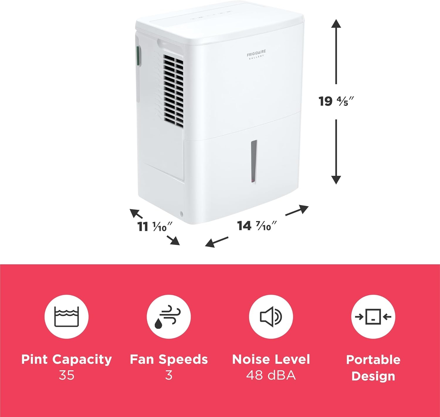 image:imageFrigidaire 35 Pint Dehumidifier35 Pint Gallery