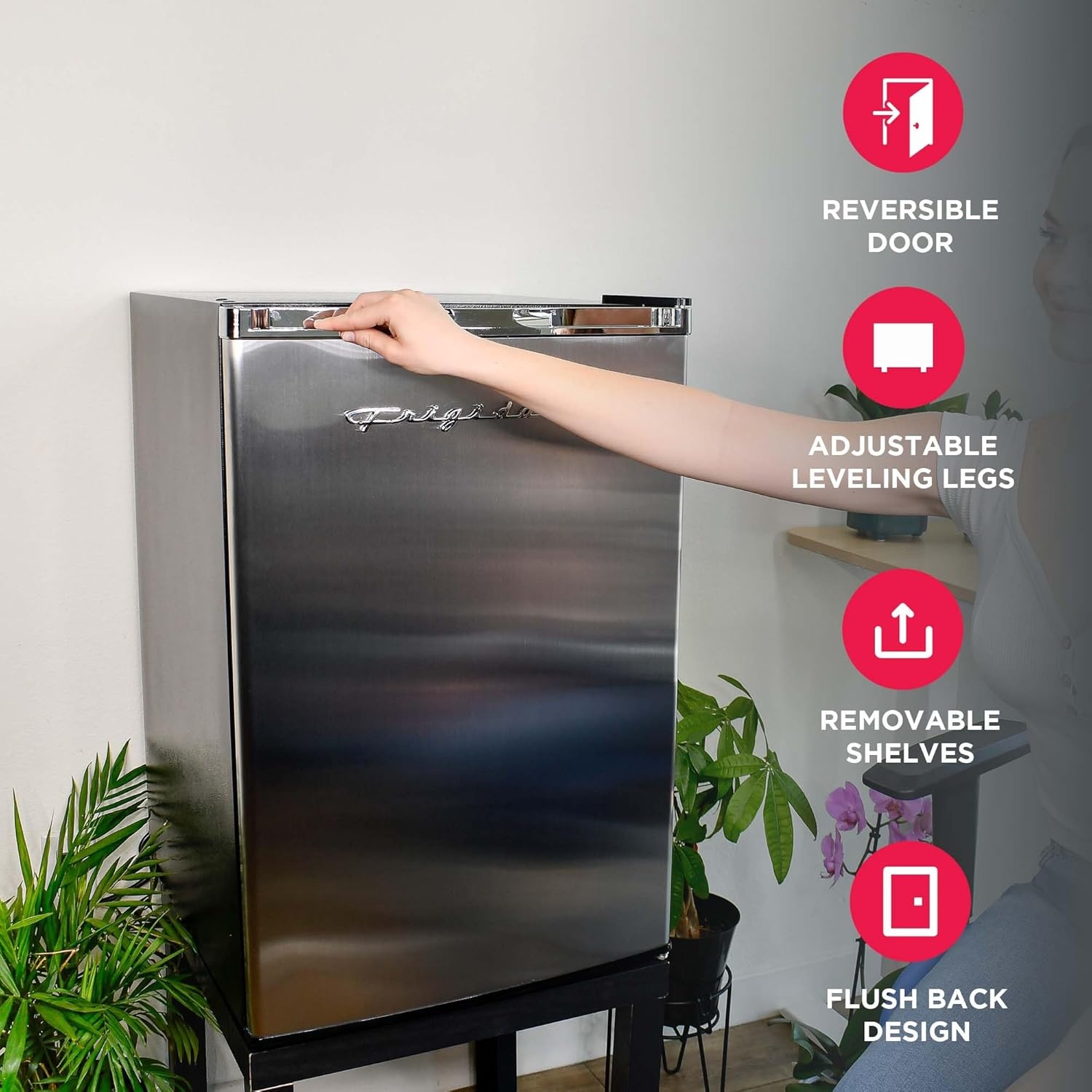 image:imageFrigidaire 45 cu ft Refrigerator Stainless Steel Door Platinum Series46 cu ft