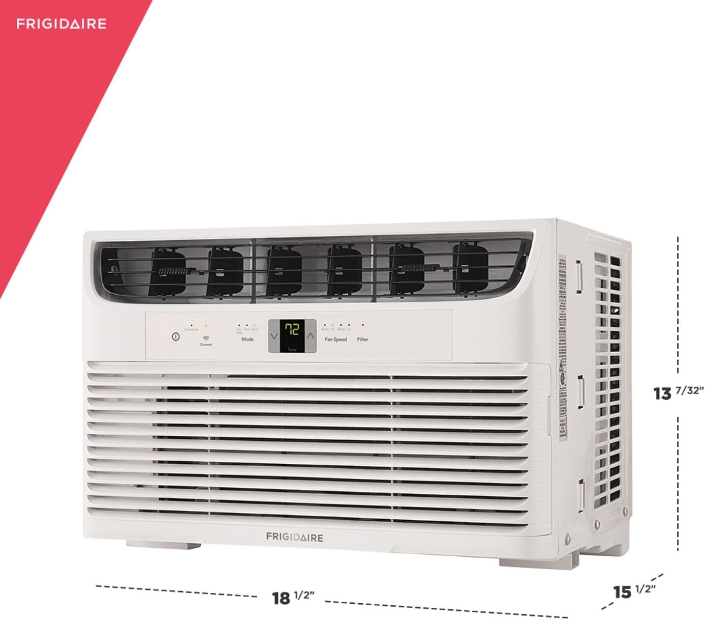 image:imageFrigidaire 6000 BTU Window Air Conditioner and Dehumidifier 115V Cools up to 250 Sq Ft for Apartment Dorm Room SmallMedium Rooms with Remote Control WhiteSmart White