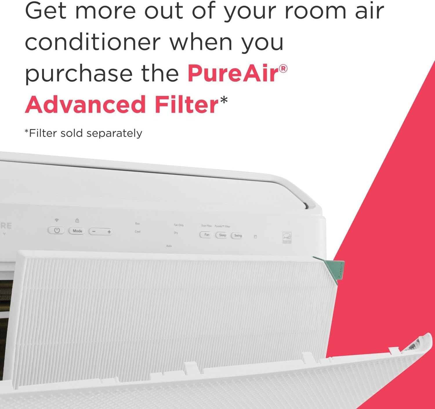 image:imageFrigidaire 8000 BTU Smart Inverter Window Air Conditioner with WiFi and Energy Star Certification Cools Up to 350 Sq Ft Ultra Quiet Operation White12 000 BTU