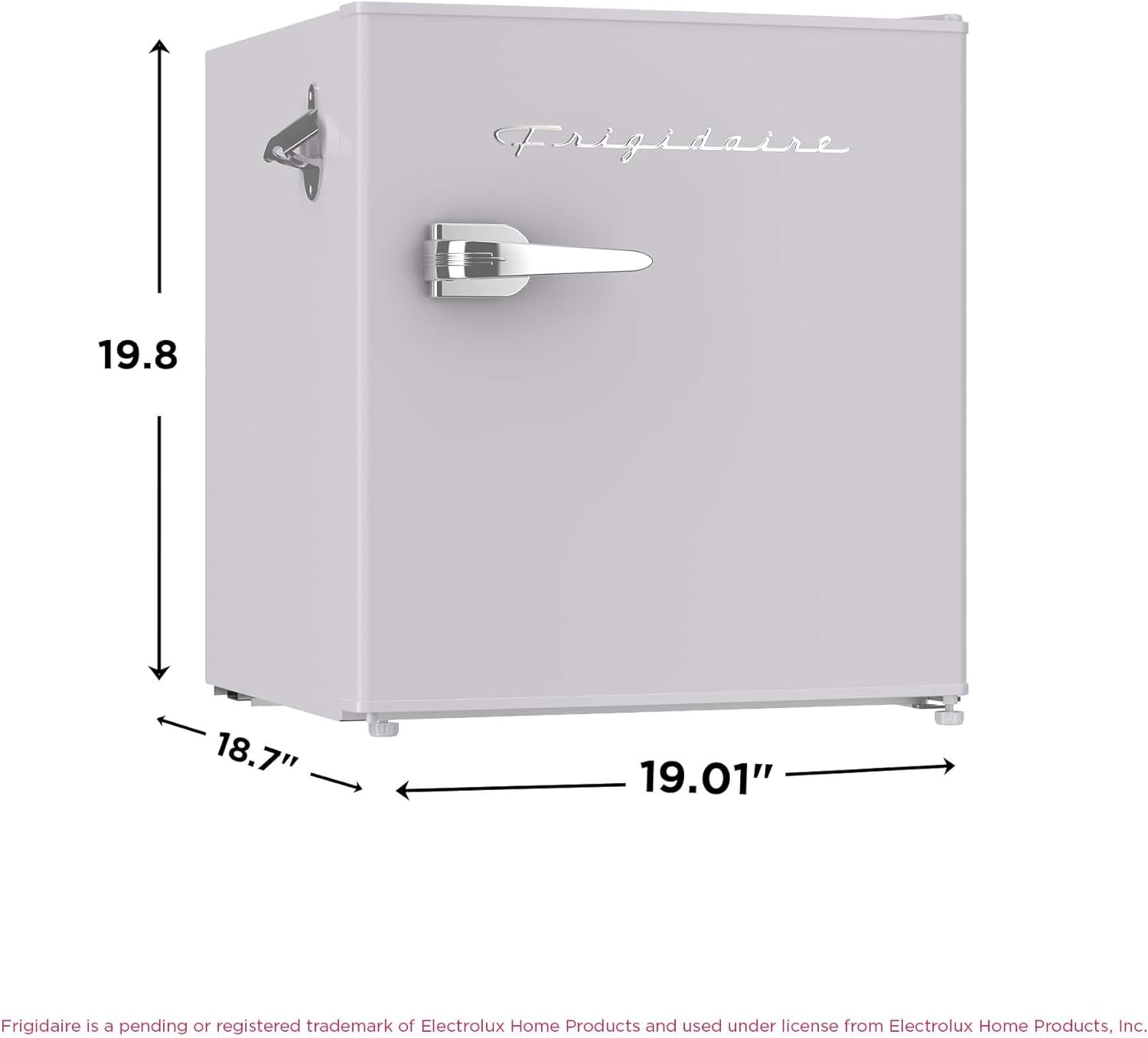 image:imageFrigidaire EFR176 16 cu ft Retro Bar Fridge with Side Bottle Opener BlueMoonbeam