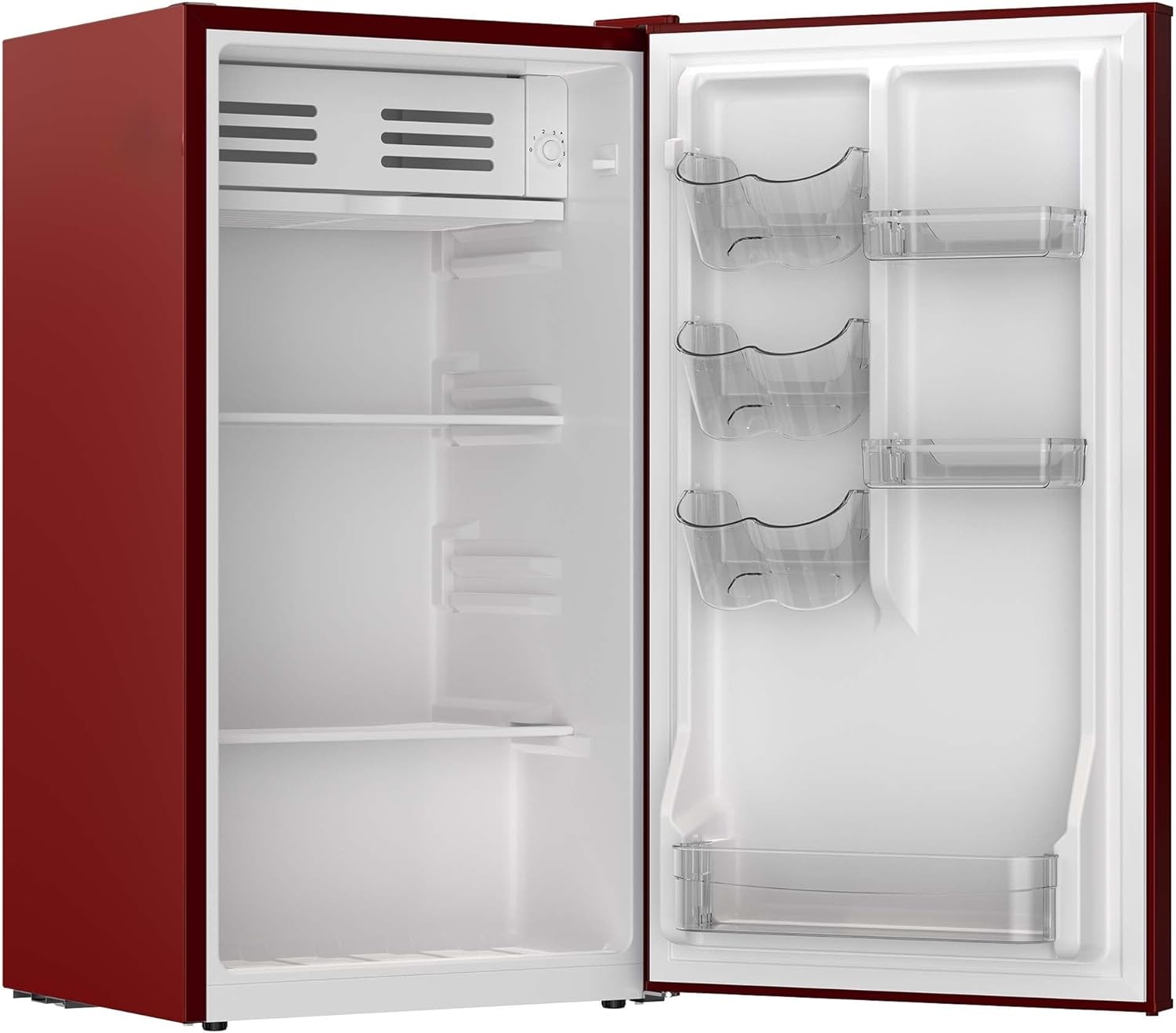 image:imageFrigidaire EFR323 32 cu ft Compact Fridge Mini Refrigerator Stainless Steel Platinum SeriesRed