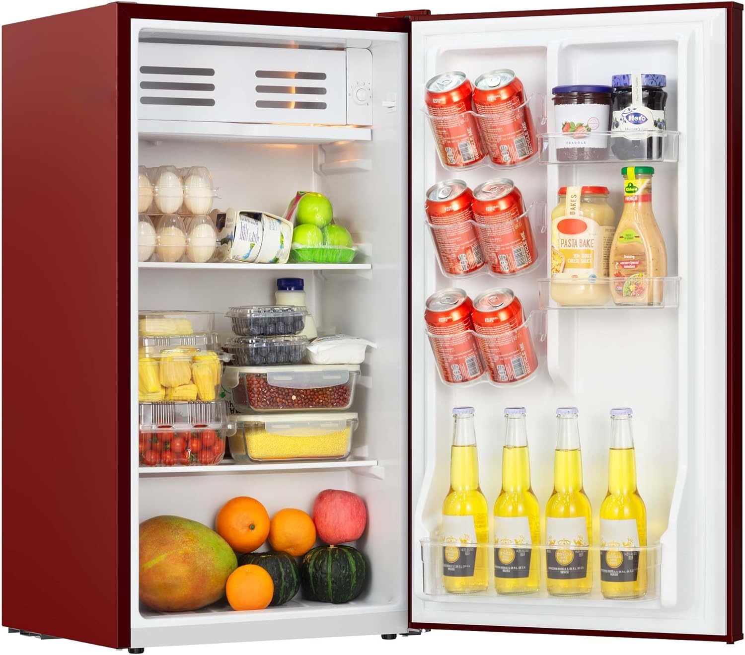 image:imageFrigidaire EFR323 32 cu ft Compact Fridge Mini Refrigerator Stainless Steel Platinum SeriesRed