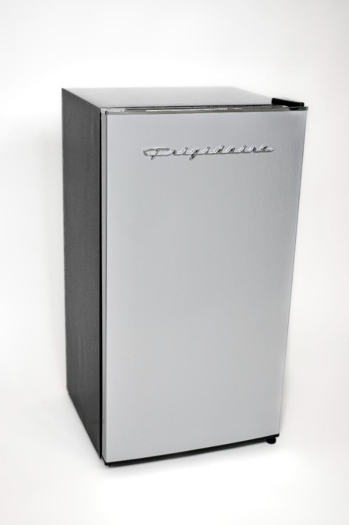 image:imageFrigidaire EFR323 32 cu ft Compact Fridge Mini Refrigerator Stainless Steel Platinum SeriesStainless Steel