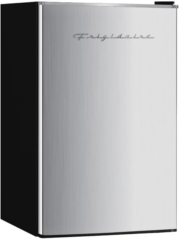 image:imageFrigidaire EFR323 32 cu ft Compact Fridge Mini Refrigerator Stainless Steel Platinum SeriesStainless Steel