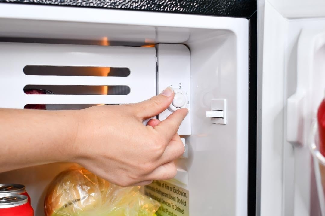 image:imageFrigidaire EFR323 32 cu ft Compact Fridge Mini Refrigerator Stainless Steel Platinum SeriesStainless Steel