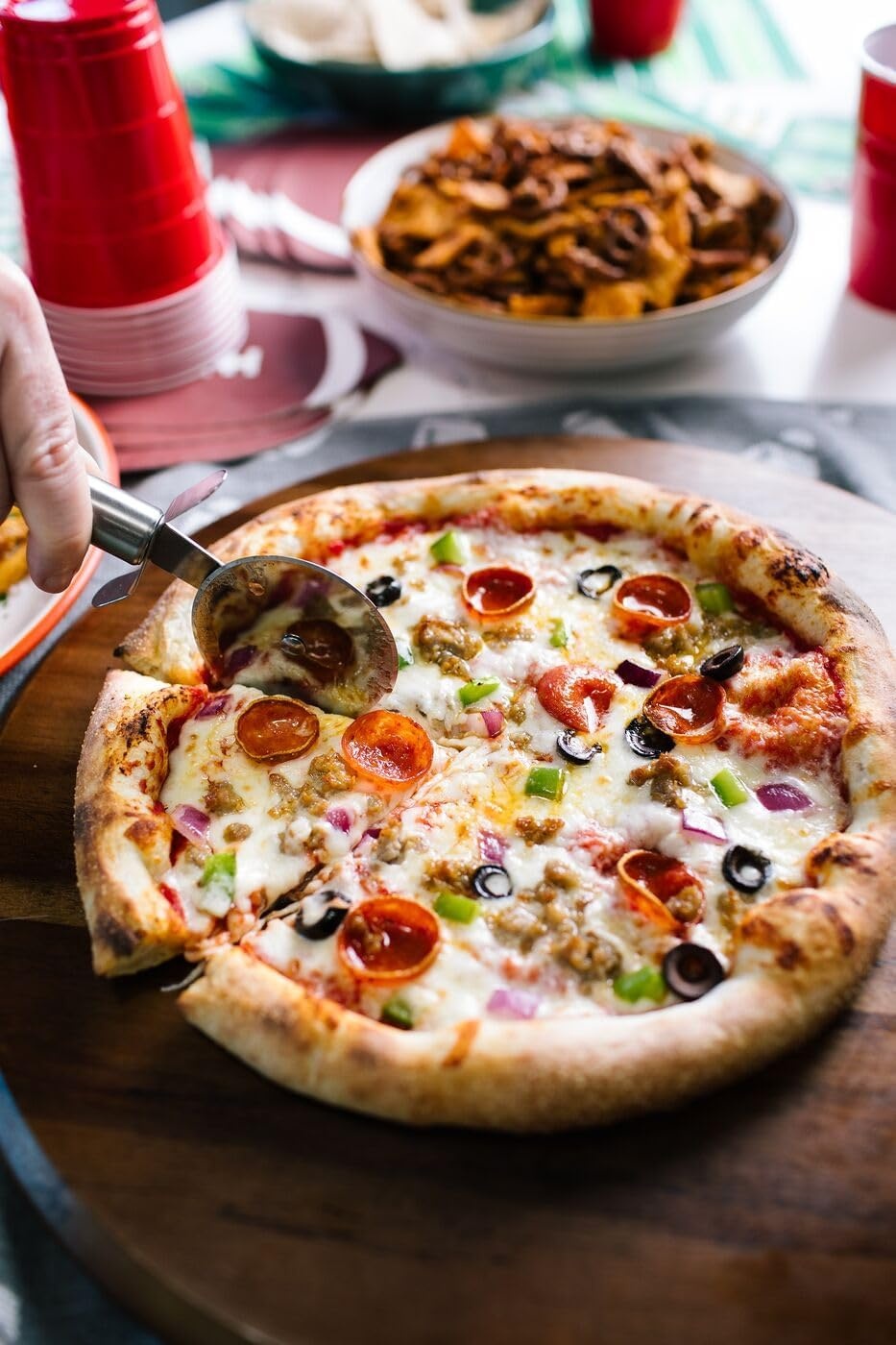 image:imageFrigidaire Electric Indoor Pizza Oven Reach Temperatures of 700F Stone Bake 12 Pizzas in Minutes Portable Countertop Oven with Air Fry and Bake Peel Included Model FRPO100BWith Pizza Peel Pizza Cutter