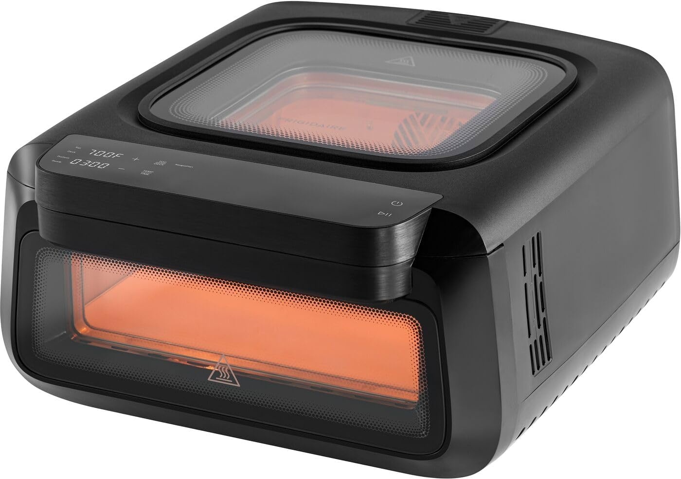 image:imageFrigidaire Electric Indoor Pizza Oven Reach Temperatures of 700F Stone Bake 12 Pizzas in Minutes Portable Countertop Oven with Air Fry and Bake Peel Included Model FRPO100BWith Pizza Peel Pizza Cutter