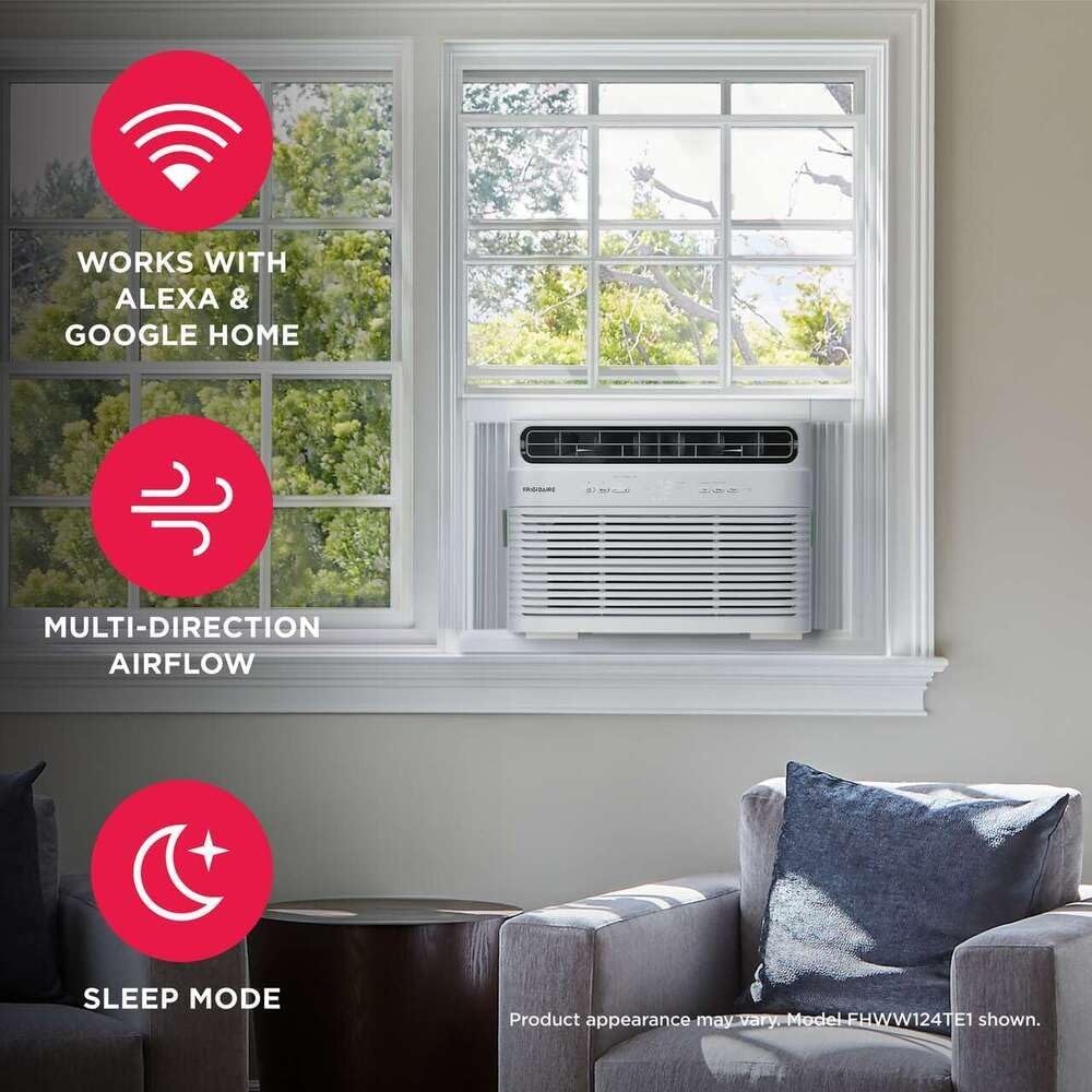 image:imageFrigidaire FHWW144TF1 Smart Window Air Conditioner 14000 BTU