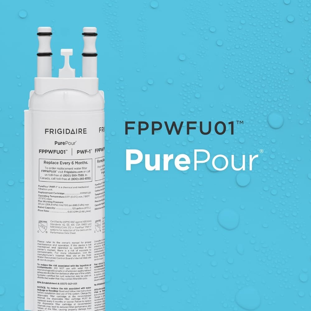image:imageFrigidaire FPPWFU01 PurePour PWF1 Water Filter1 Count Pack of 1