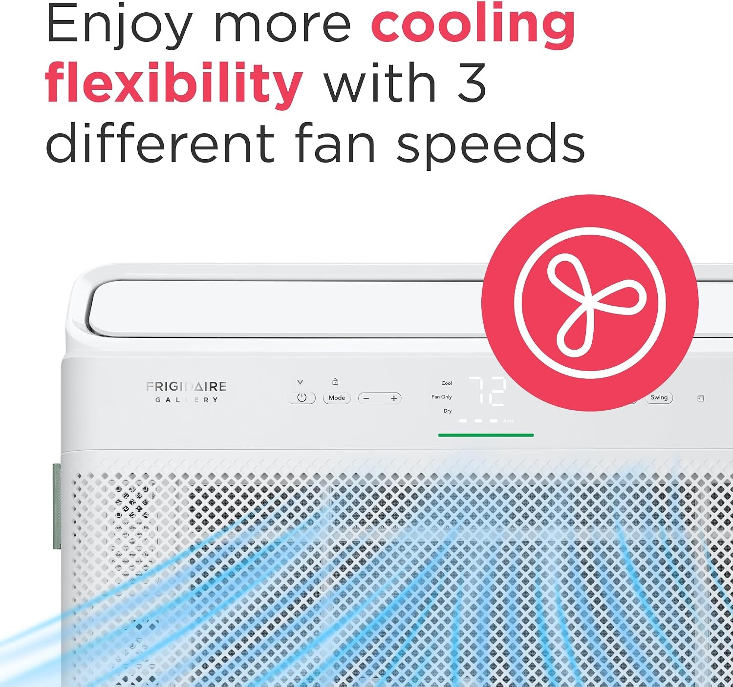 image:imageFrigidaire Gallery 8000 BTU Smart Inverter Window Air Conditioner with WiFi Energy Star Most Efficient Certification amp Indoor Air Quality Monitoring Cools Up to 350 Sq Ft Ultra Quiet White12 000 BTU New 2025