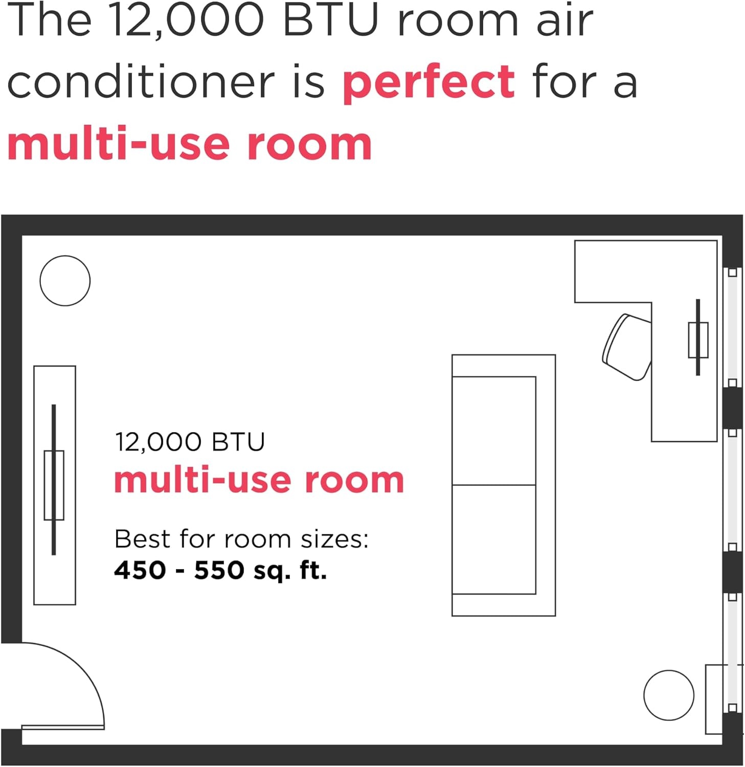 image:imageFrigidaire Gallery 8000 BTU Smart Inverter Window Air Conditioner with WiFi Energy Star Most Efficient Certification amp Indoor Air Quality Monitoring Cools Up to 350 Sq Ft Ultra Quiet White12 000 BTU New 2025