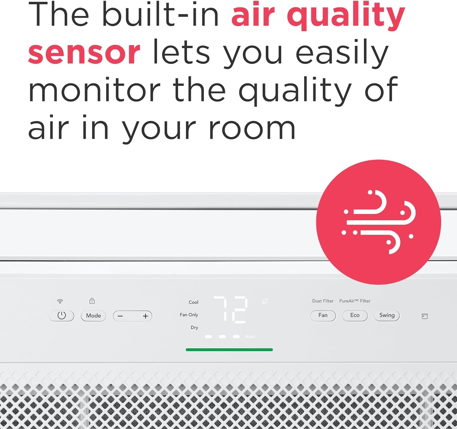 image:imageFrigidaire Gallery 8000 BTU Smart Inverter Window Air Conditioner with WiFi Energy Star Most Efficient Certification amp Indoor Air Quality Monitoring Cools Up to 350 Sq Ft Ultra Quiet White8 000 BTU New 2025