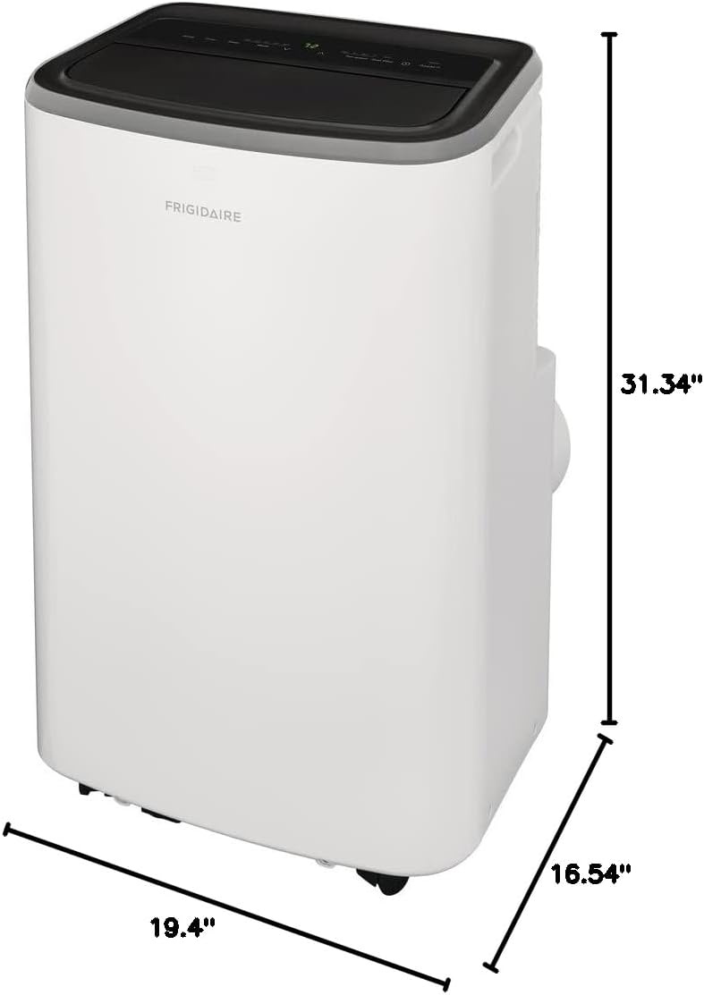 image:imageFrigidaire Portable Room Air Conditioner 8000 BTU ASHRAE 5500 BTU DOE Cools Up to 350 Sq Ft Quiet Operation Dehumidifying Dry Mode WhiteAC Only