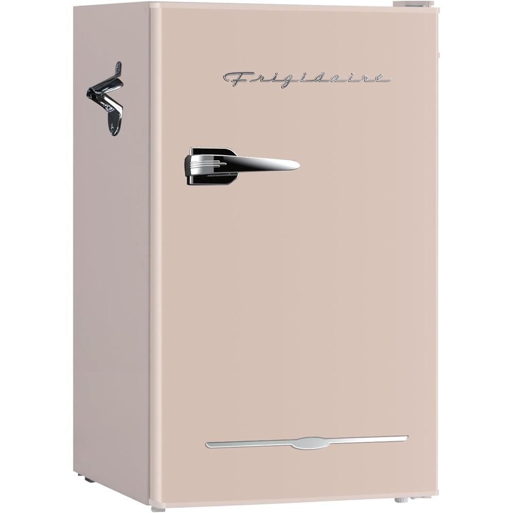 image:imageFRIGIDAIRE EFR376BLACK 31 Cu Ft Black Retro Bar Fridge with Side Bottle OpenerPink