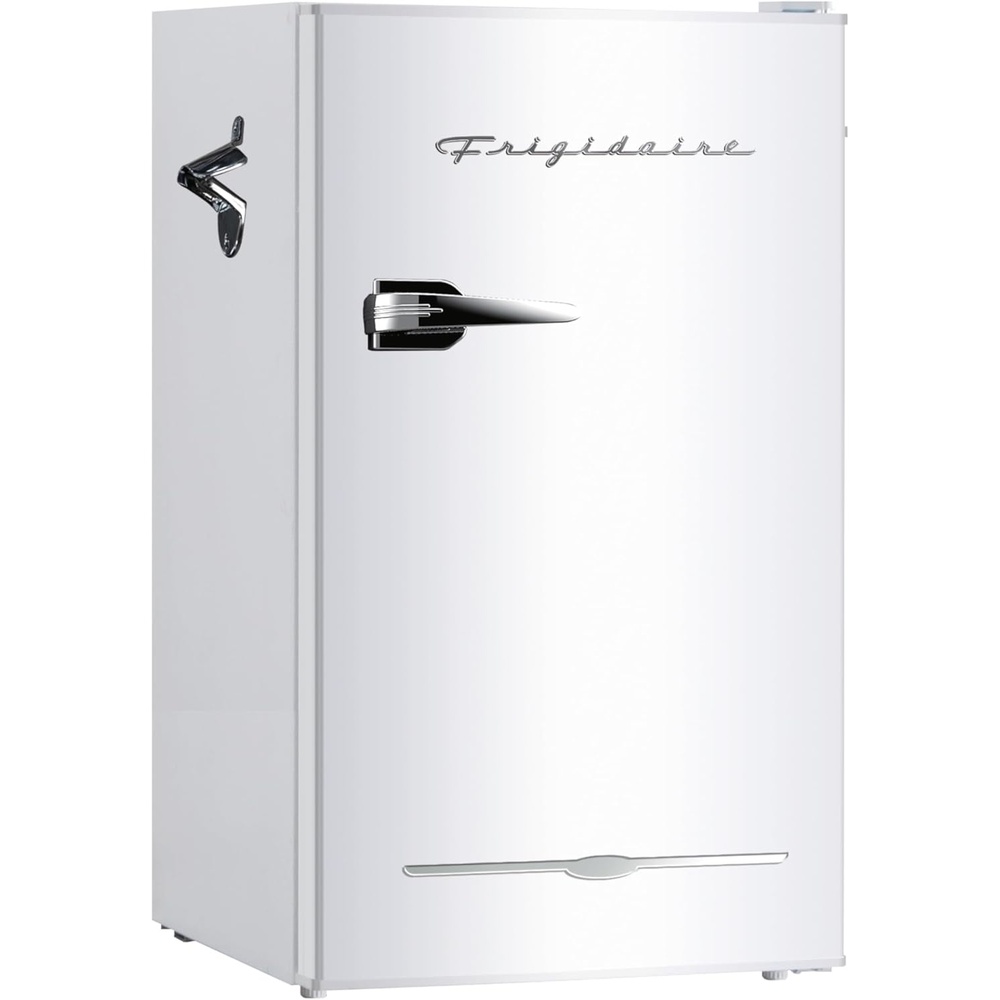 image:imageFRIGIDAIRE EFR376BLACK 31 Cu Ft Black Retro Bar Fridge with Side Bottle OpenerWHITE