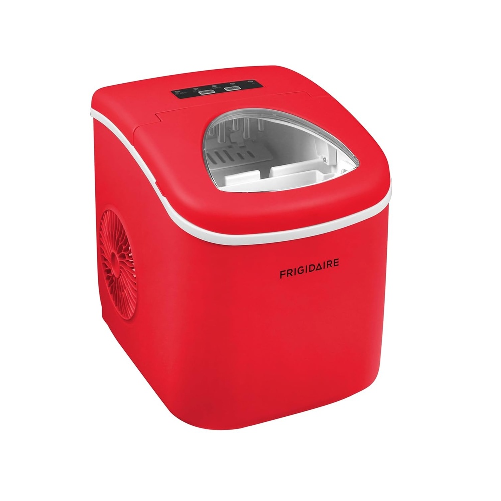 image:imageFRIGIDAIRE Portable Compact Ice Maker Counter Top Ice Making Machine 26lb per day WhiteRed