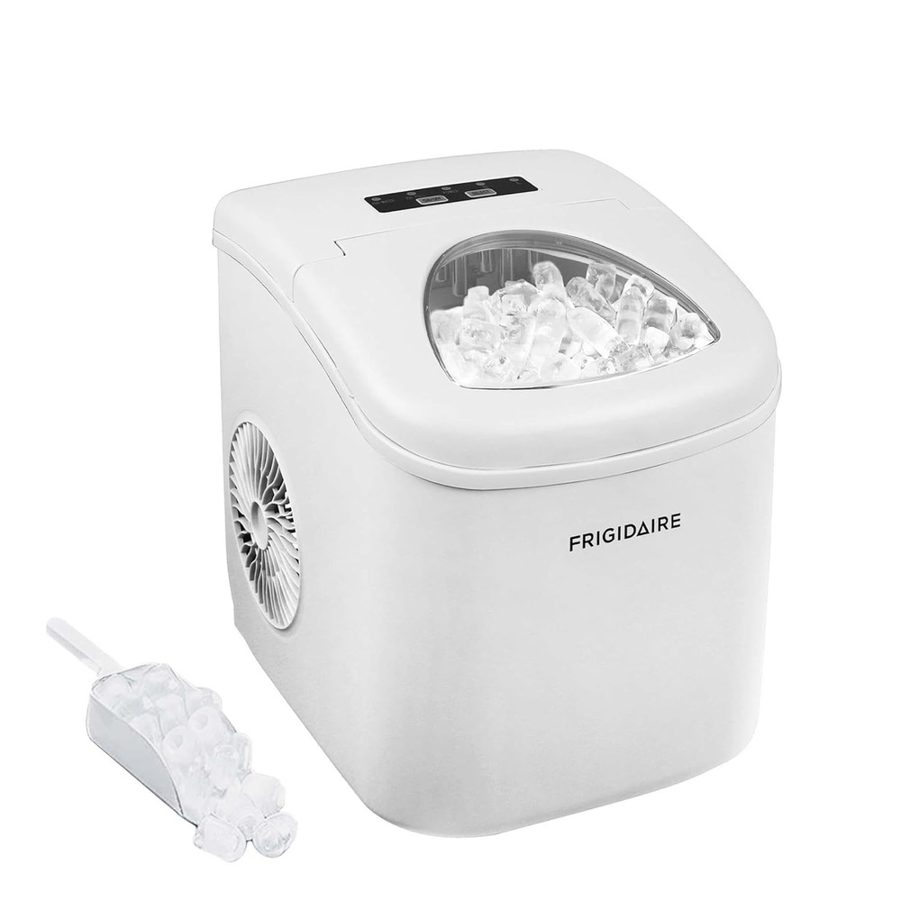 image:imageFRIGIDAIRE Portable Compact Ice Maker Counter Top Ice Making Machine 26lb per day WhiteWhite