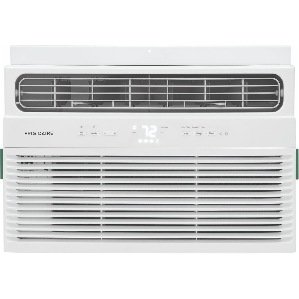 image:imageFrigidaire 8000 BTU Smart Window Air Conditioner with WiFi Cools Up to 350 Sq Ft Remote Control Quiet Operation Eco Mode 3 Fan Speeds WhiteNew 2024 8 000 BTU