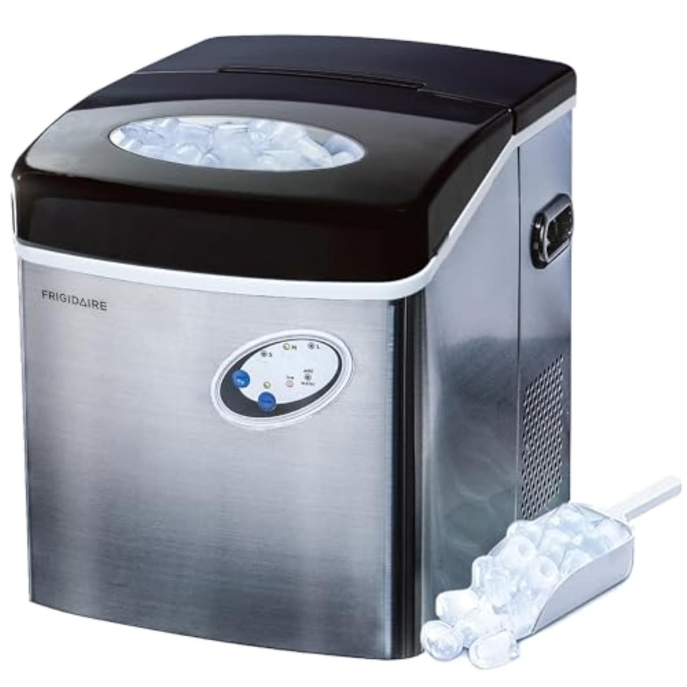 image:imageFrigidaire EFIC115 Extra Large Ice Maker Stainless Steel 48 lbs per Day48 lbs of Ice per day