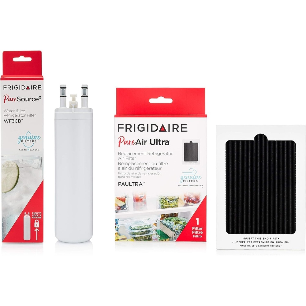 image:imageFrigidaire FRIGCOMBO3 WF3CB Water PAULTRA Air Filter Combo Pack 2 Piece Set Compatible with Select Models Only2 Piece Set