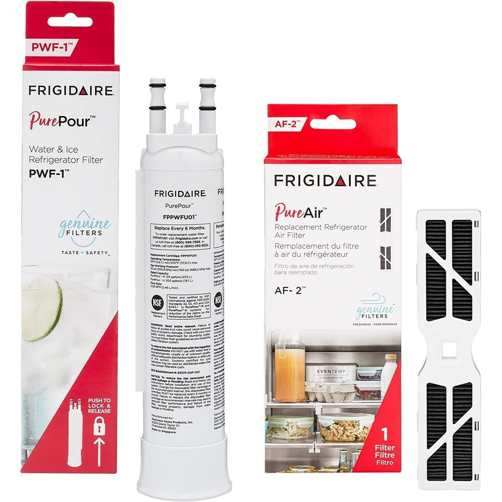 image:imageFrigidaire PurePour PWF1 FPPWFU01 amp PureAir AF2 FRGPAAF2 Water amp Air Filter Combo KitSmall