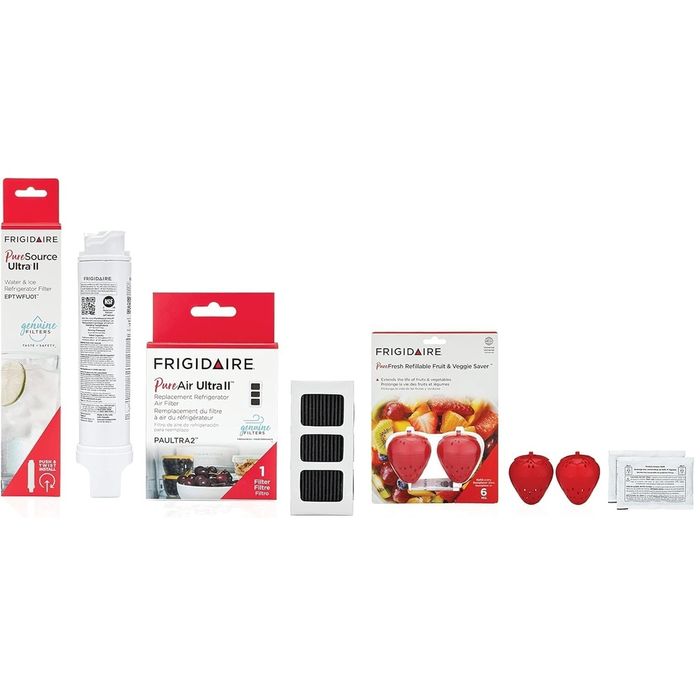image:imageFrigidaire PureSource Ultra EPTWFU01 amp PureAir Ultra II PAULTRA2 amp PureFresh FRPFUFV2 Water amp Air Filter Combo Kit