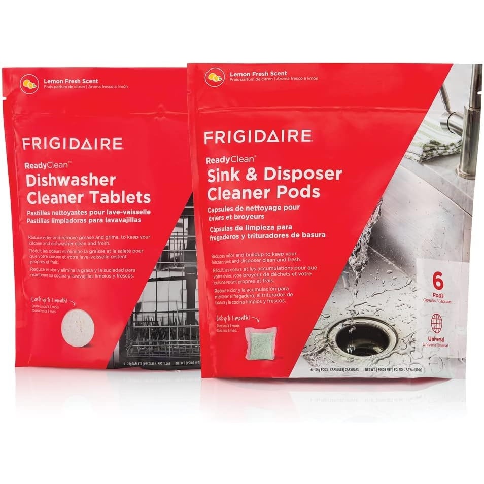 image:imageFrigidaire ReadyClean Probiotic Dishwasher Cleaner 6 Tablets White 6 CountProbiotic Bundle