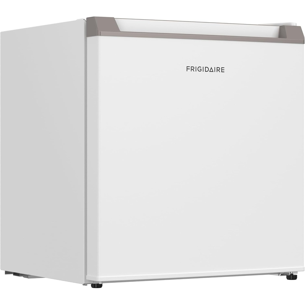 image:imageFrigidaire Retro Compact Mini Fridge with Freezer Compartment Chrome Handles Builtin Water Dispenser 18 cu ftWhite