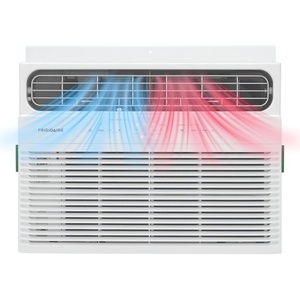 Frigidaire 12,000 BTU Window Air Conditioner with Supplemental Heat, Cools & Heats Up to 550 Sq. Ft., Remote Control, Quiet Operation, Eco Mode, 3 Fan Speeds, White(1 Count (Pack of 1))