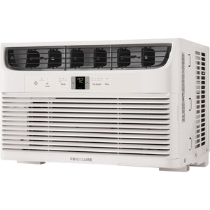 Frigidaire 6,000 BTU Window Air Conditioner and Dehumidifier, 115V, Cools up to 250 Sq. Ft. for Apartment, Dorm Room, Small/Medium Rooms, with Remote Control, White(Smart White)