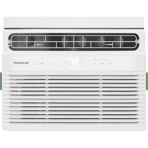 Frigidaire 6,000 BTU Window Air Conditioner with Remote Control, Cools Up to 250 Sq. Ft., Quiet Operation, Eco Mode, 3 Fan Speeds, Auto Restart, White(5 000 BTU Electronic Controls)