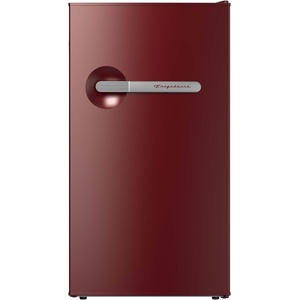 Frigidaire EFR323 3.2 cu ft Compact Fridge, Mini Refrigerator, Stainless Steel, Platinum Series(Red)