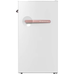Frigidaire EFR323 3.2 cu ft Compact Fridge, Mini Refrigerator, Stainless Steel, Platinum Series(Rose White)