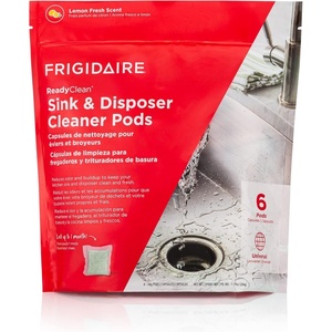 Frigidaire ReadyClean Probiotic Dishwasher Cleaner 6 Tablets, White, 6 Count(Sink and Disposal Probiotic)