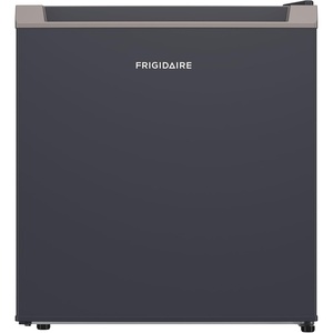 Frigidaire Retro Compact Mini Fridge with Freezer Compartment, Chrome Handles, Built-in Water Dispenser, (1.8 cu ft)(Black)