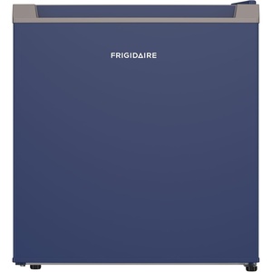 Frigidaire Retro Compact Mini Fridge with Freezer Compartment, Chrome Handles, Built-in Water Dispenser, (1.8 cu ft)(Blue)