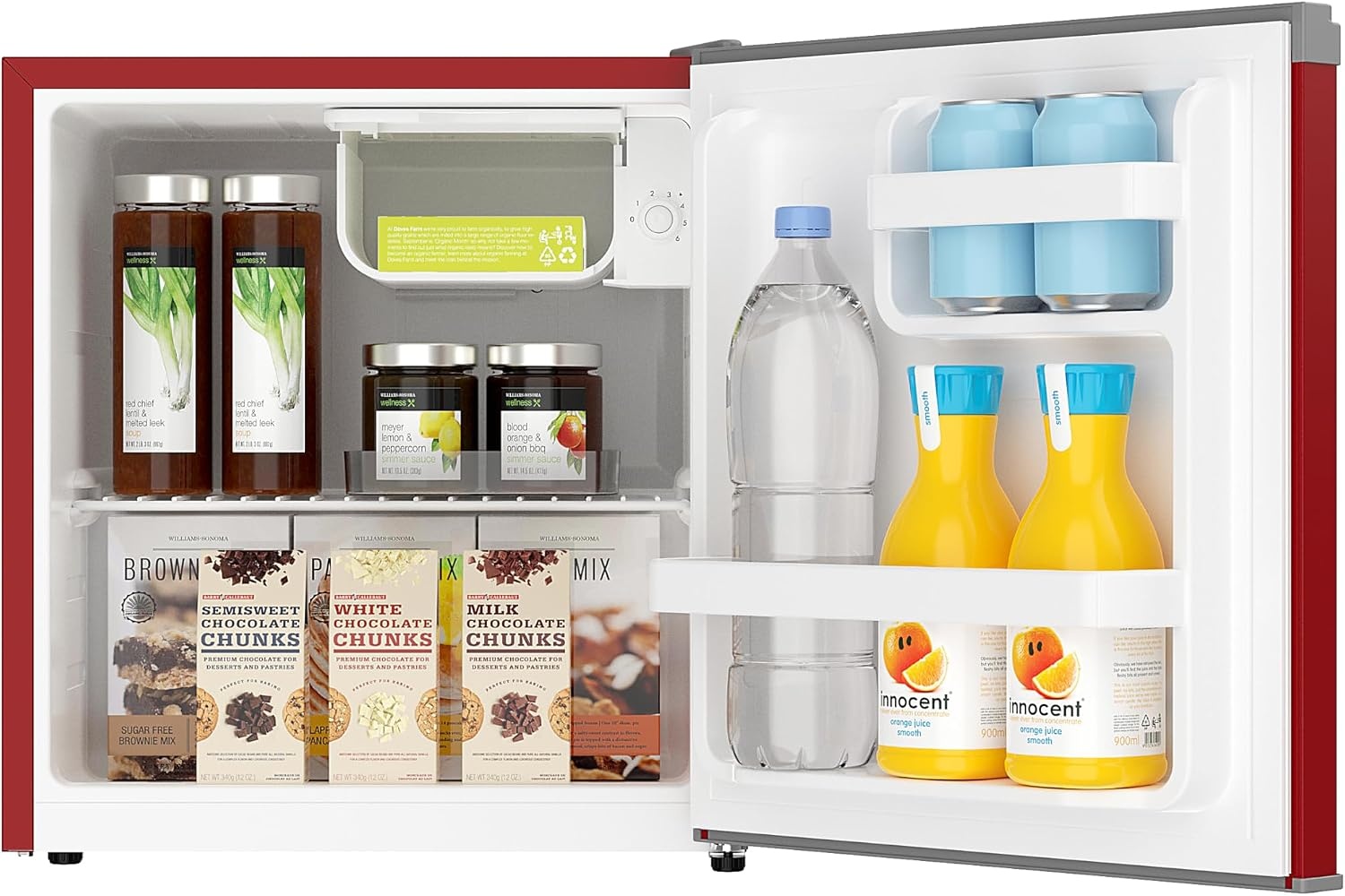 image:imageFrigidaire EFR115RED 16 Cu Ft Compact Fridge for Office Dorm Room Mancave or RV RedRed