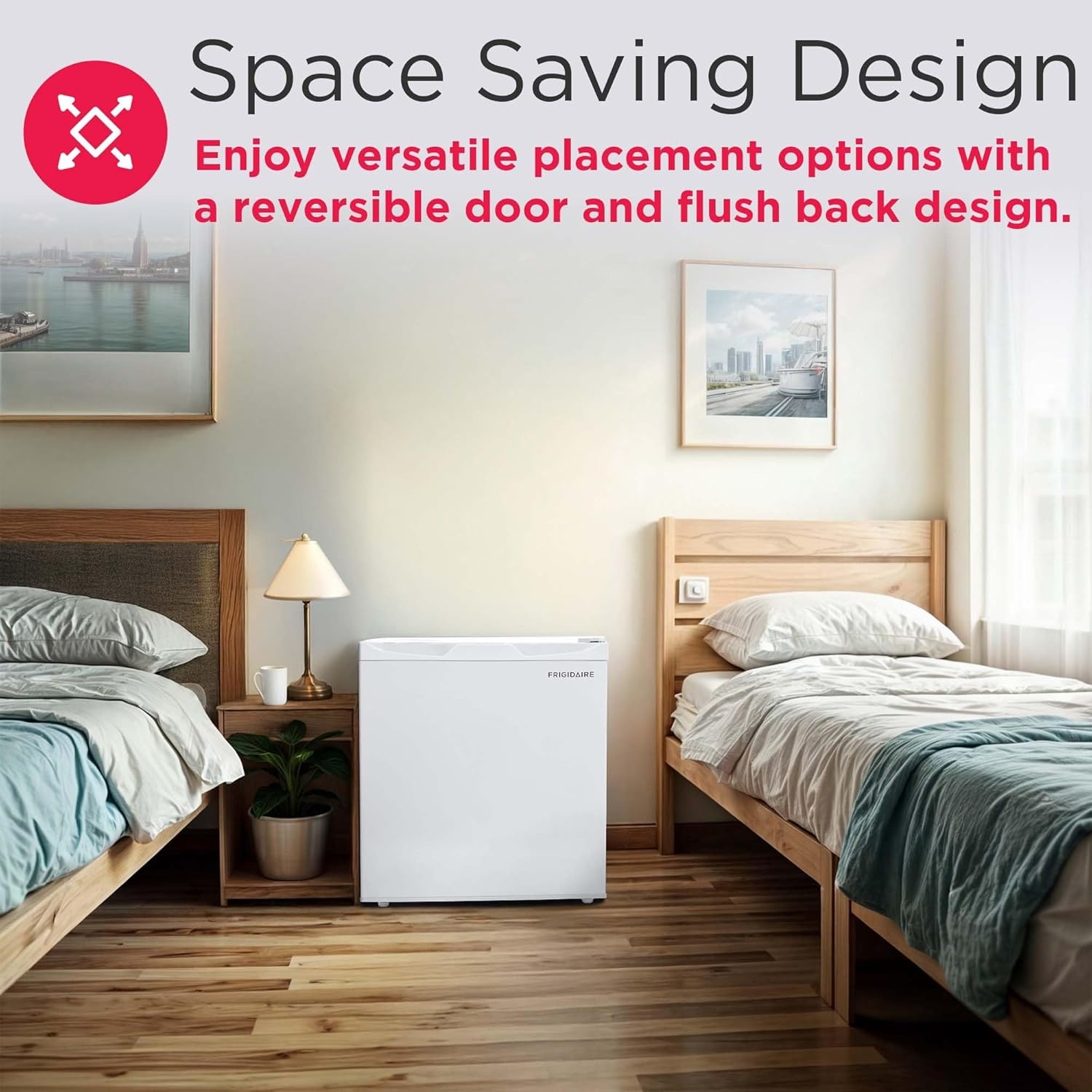 image:imageFrigidaire EFR115RED 16 Cu Ft Compact Fridge for Office Dorm Room Mancave or RV RedWhite