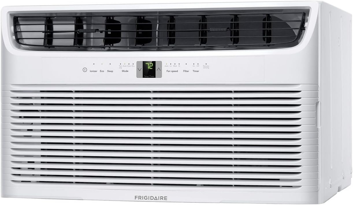 image:imageFrigidaire 115V 8000 BTU Smart Wall Air Conditioner with Dehumidifier Fan amp Remote Control Quiet Energy Efficient Wall Mounted AC Unit for Home Cooling Cools Small Rooms Up To 350 Sq Ft