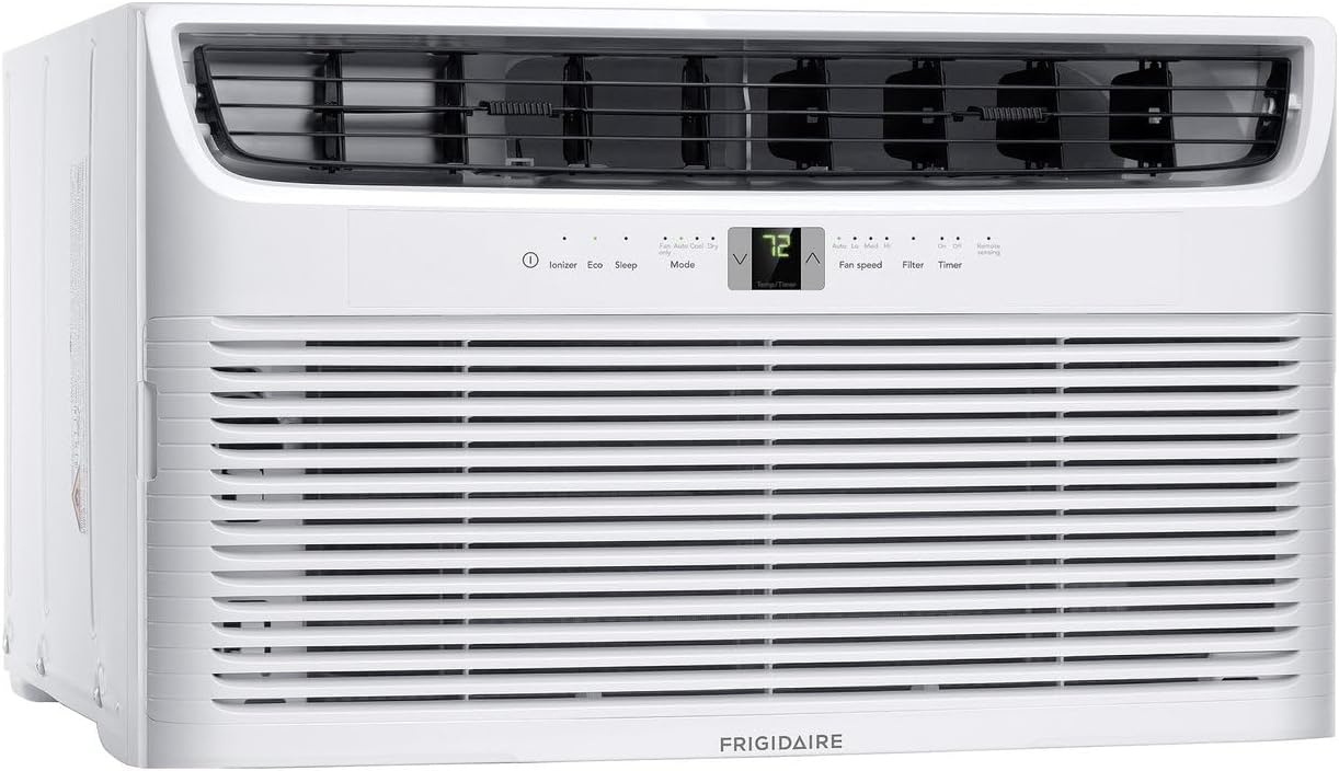 image:imageFrigidaire 115V 8000 BTU Smart Wall Air Conditioner with Dehumidifier Fan amp Remote Control Quiet Energy Efficient Wall Mounted AC Unit for Home Cooling Cools Small Rooms Up To 350 Sq Ft
