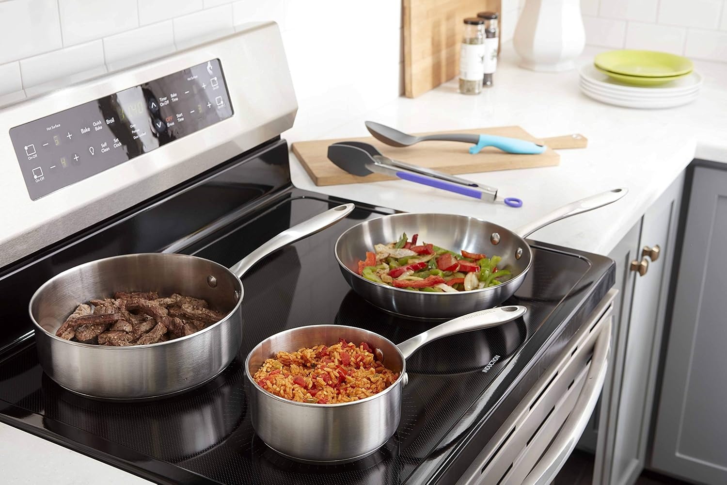 image:imageFrigidaire 11FFSPAN10 Ready Cook Cookware 15 qt Stainless SteelSaucepan