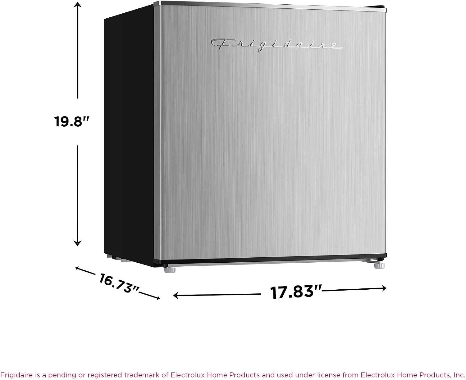 image:imageFrigidaire EFR182 16 cu ft Stainless Steel Mini Fridge Perfect for Home or The Office Platinum Series 1818 cu ft